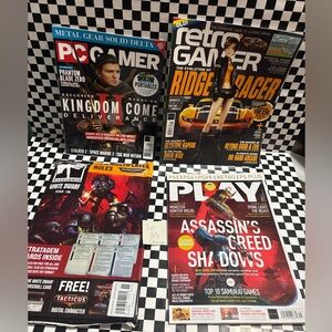 Gaming Magazine Collection - PC Gamer, Retro Gamer, White Dwarf, Play NEW